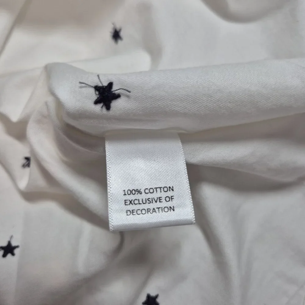 Daniel Cremieux Men's Shirt Size L White Stars United Collection Button Up (57) - Picture 11 of 11
